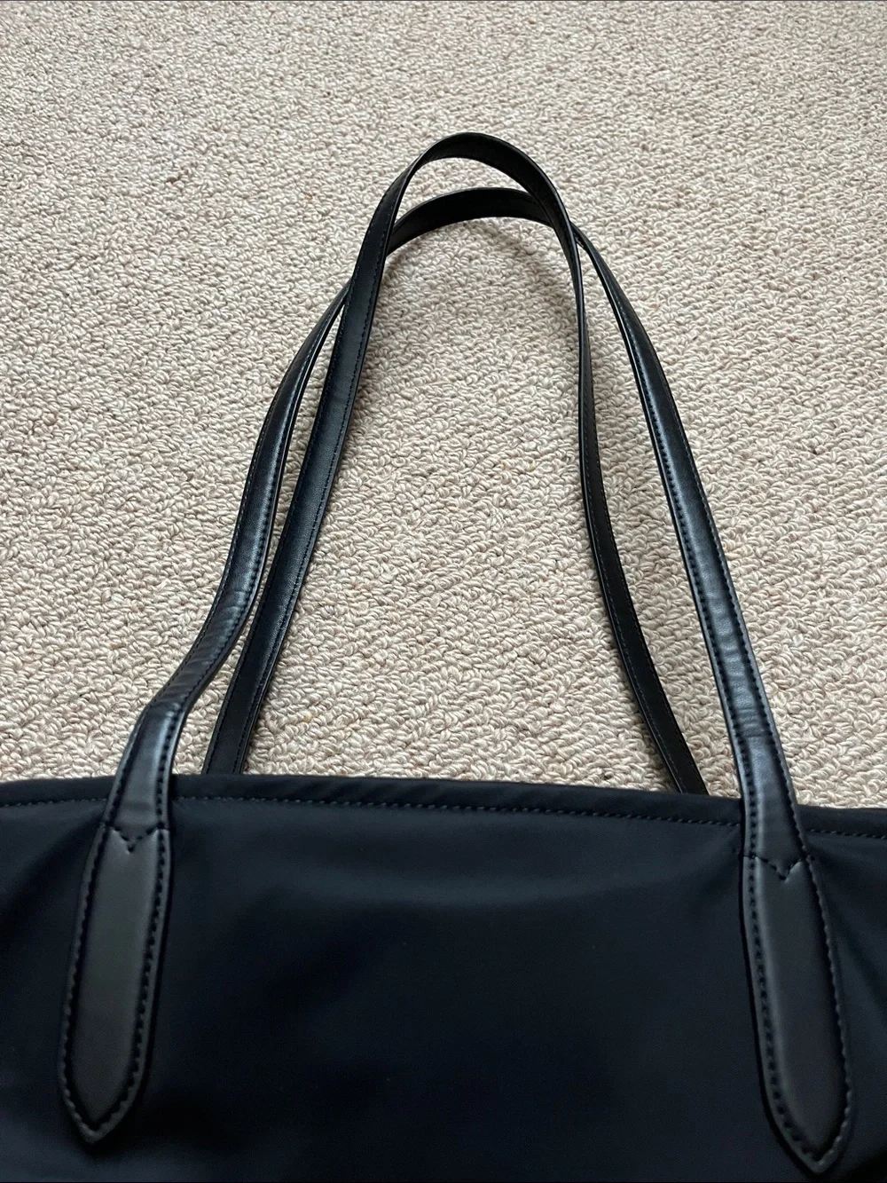 Kate Spade ♠️ The Little Better Black Chelsea Large Tote with Front Zip Pocket